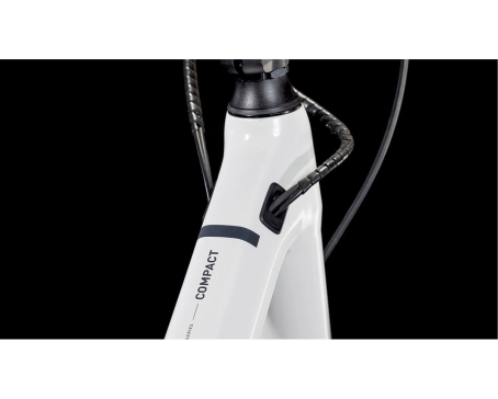 Vélo électrique urbain Unisexe COMPACT HYBRID 500 Blanc