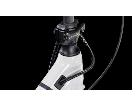 Vélo électrique urbain Unisexe COMPACT HYBRID 500 Blanc