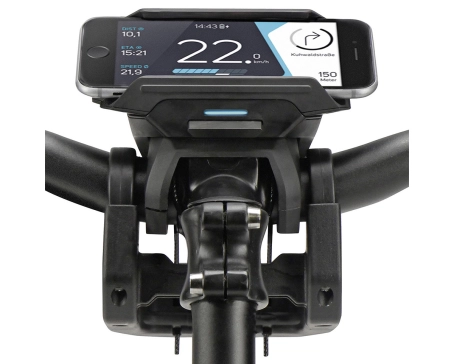 Extension de fixation de panier au guidon E 90° Noir