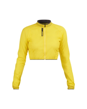 Veste coupe-vent Femme COSMIC WIND BOLERO Jaune