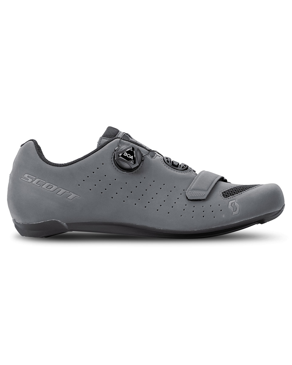 Chaussures Route Homme ROAD COMP BOA® REFLECTIVE Gris/Noir