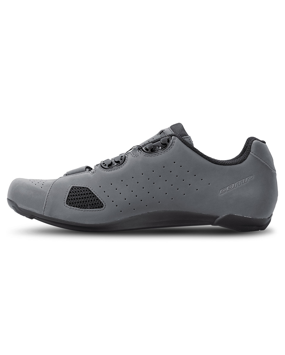 Chaussures Route Homme ROAD COMP BOA® REFLECTIVE Gris/Noir