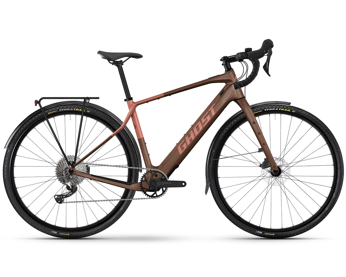 Vélo Gravel électrique Unisexe PATH ASKET ADVANCED EQ Marron/Rouge