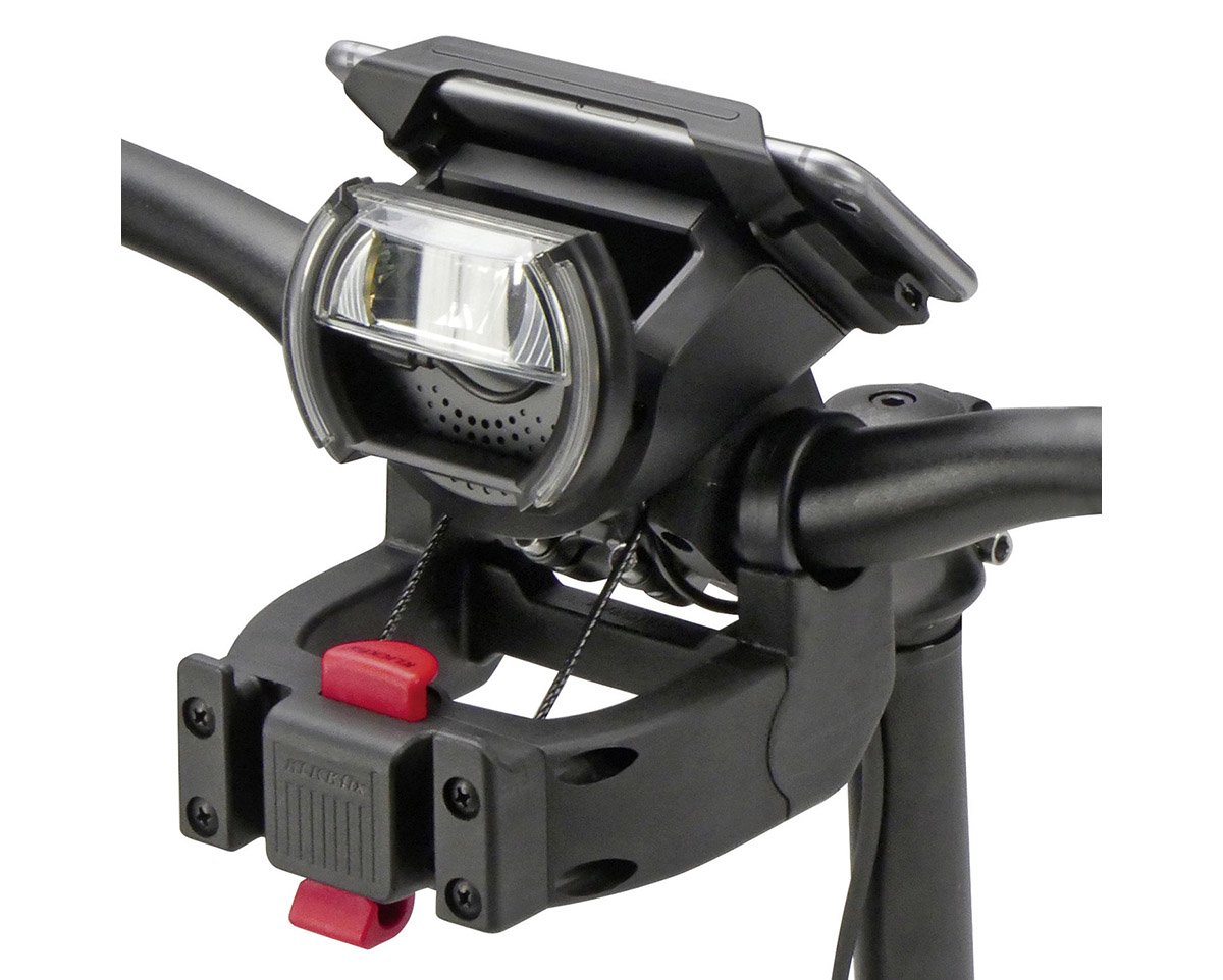 Extension de fixation de panier au guidon E 90° Noir