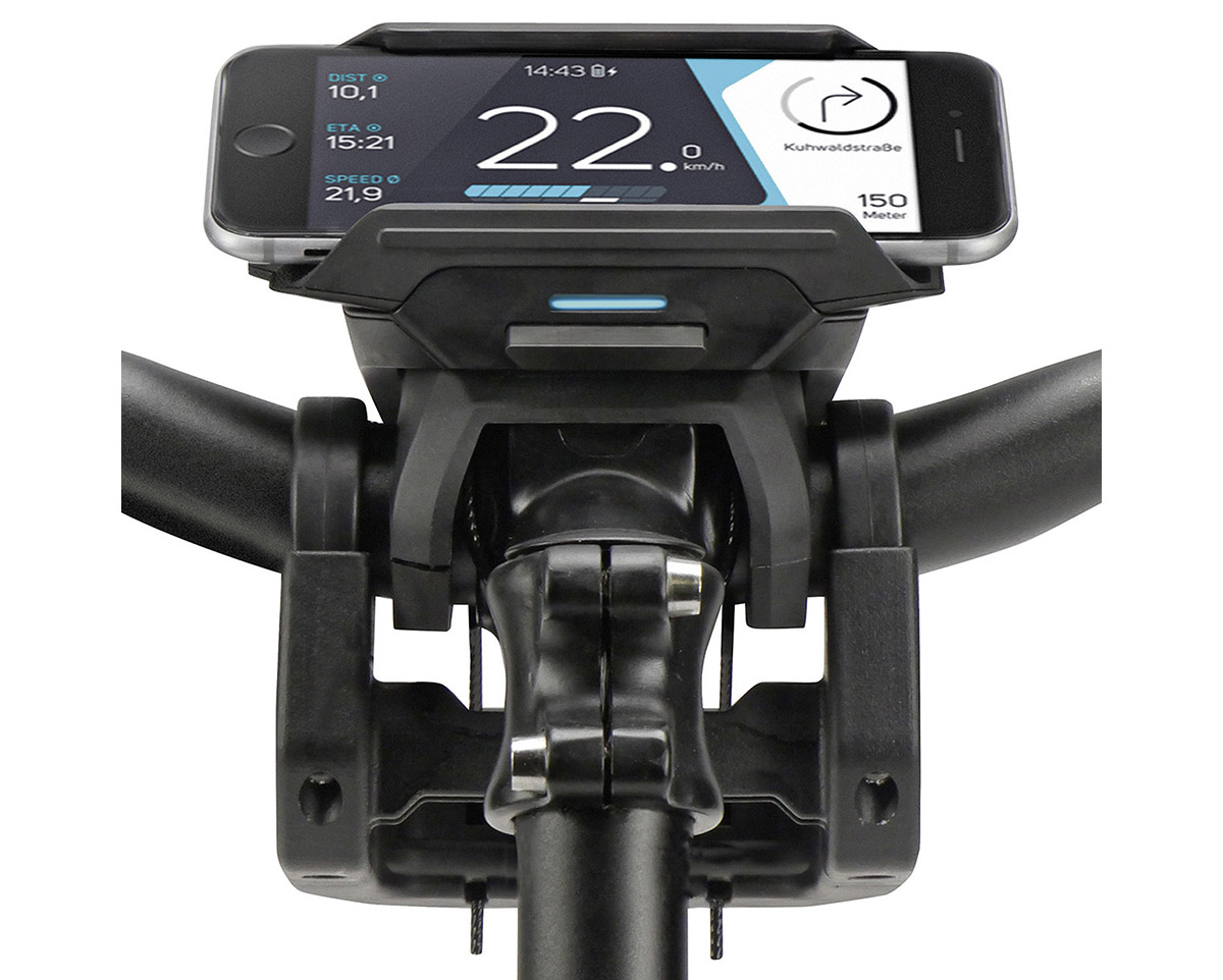 Extension de fixation de panier au guidon E 90° Noir