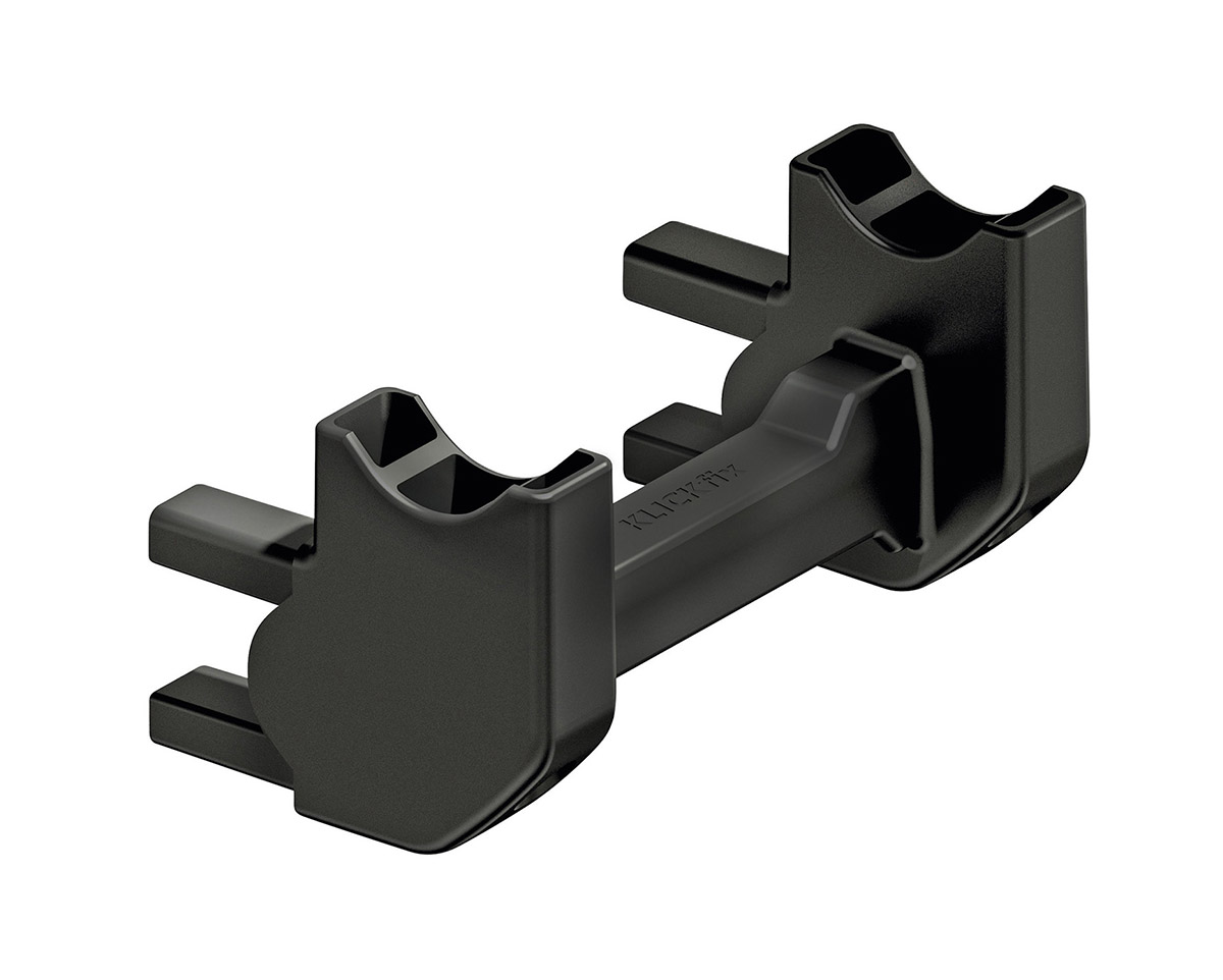 Extension de fixation de panier au guidon E 90° Noir