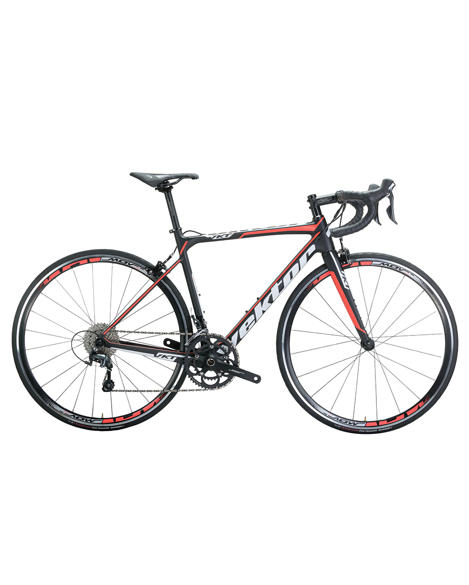 Vélo de route ATHOM TIAGRA 2X10V Noir/Blanc/Rouge
